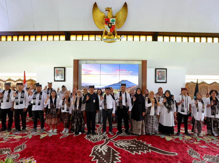 Bupati Ipuk saat menyampaikan paparan dalam workshop perpajakan-marketing online di Pendopo Banyuwangi.