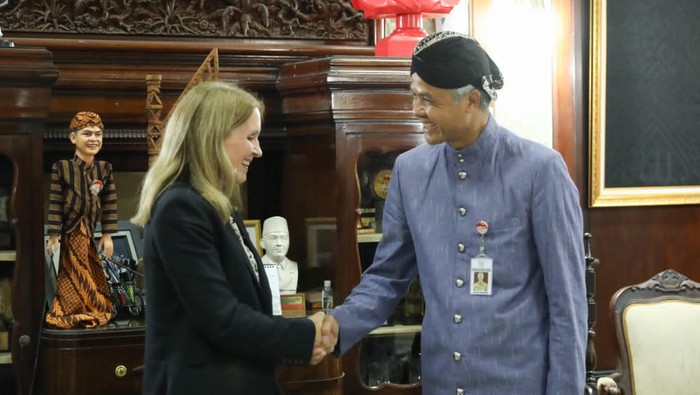 Ganjar Pranowo bertemu Dubes Norwegia