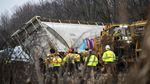 Kereta Norfolk Southern Tergelincir di AS, 6 Gerbong Keluar Lintasan