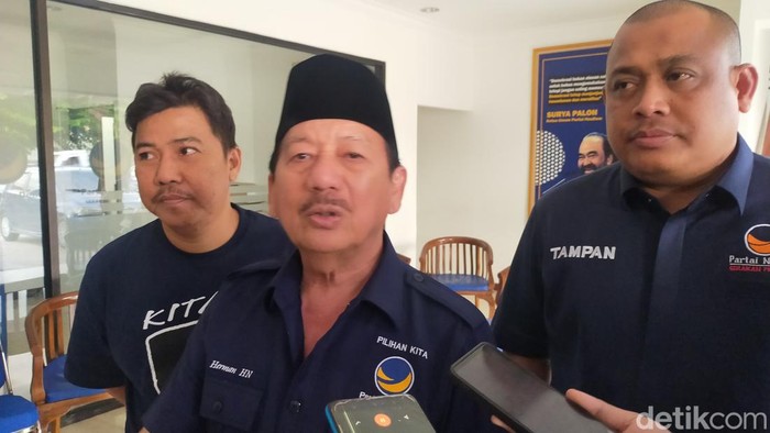 Ketua NasDem Lampung, Herman HN (Tommy Saputra/detikSumut)