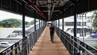 Halte tersebut akan terintegrasi TransJakarta, KRL dan LRT.