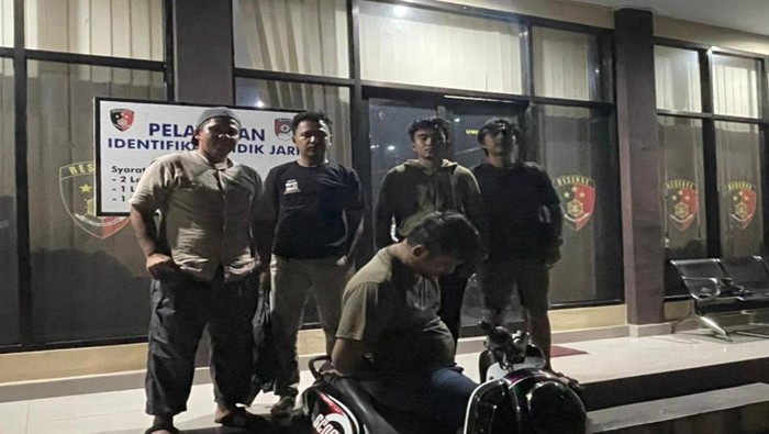 Pelaku pencurian sepeda motor di Jambi ditangkap. (Foto: Istimewa)