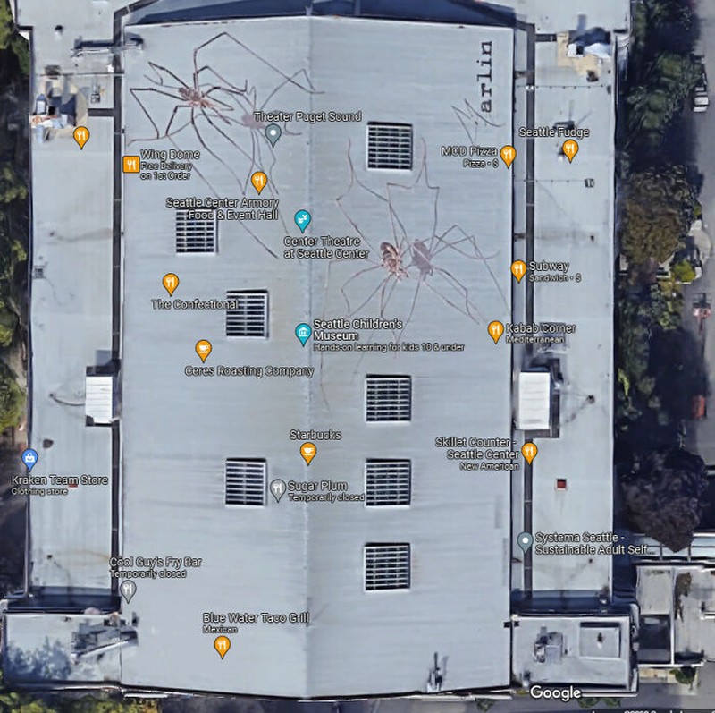 Penampakan aneh di Google Maps