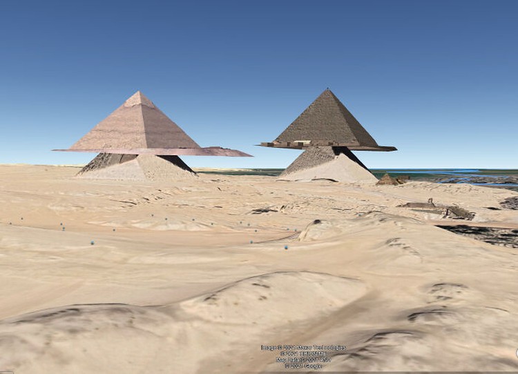 Penampakan aneh di Google Maps