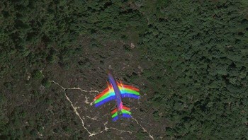 Pesawat Memasuki Kecepatan Warp Foto: Reddit via Boredpanda