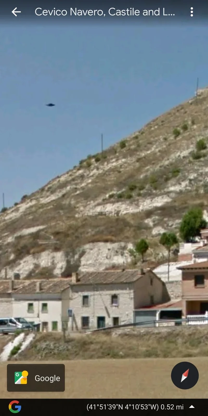 Penampakan aneh di Google Maps