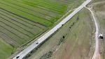 Potret Aerial Rekahan Bumi Imbas Gempa Turki M7,8