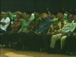 Mardiono Sapa Sandi di Harlah ke-50 PPP: Enak Kalau Beliau Hadir