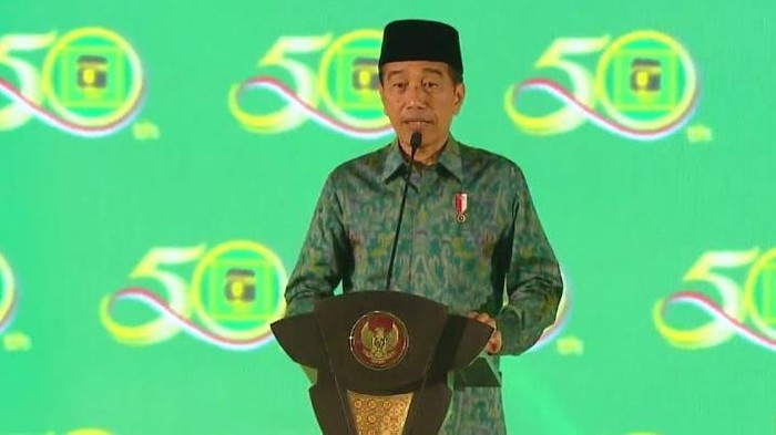 Presiden Jokowi di Harlah PPP (YouTube Petiga Tv)