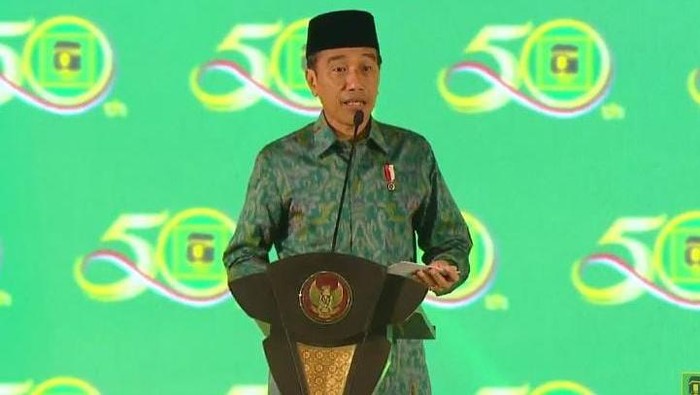Presiden Jokowi di Harlah PPP (YouTube Petiga Tv)