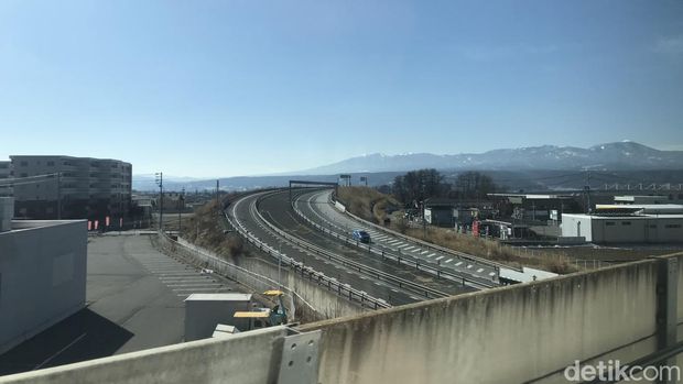 Shinkansen rute rute Tokyo-Nagano. (Rolando/detikcom)
