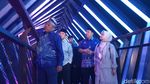Terpesona Indahnya Skywalk dengan Lampu Dansa di Siak Riau