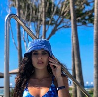 Tanja merupakan model pakaian dalam. Dia pernah menjadi model untuk Victoria’s Secret. Foto: dok. Instagram/Tanja Lamby