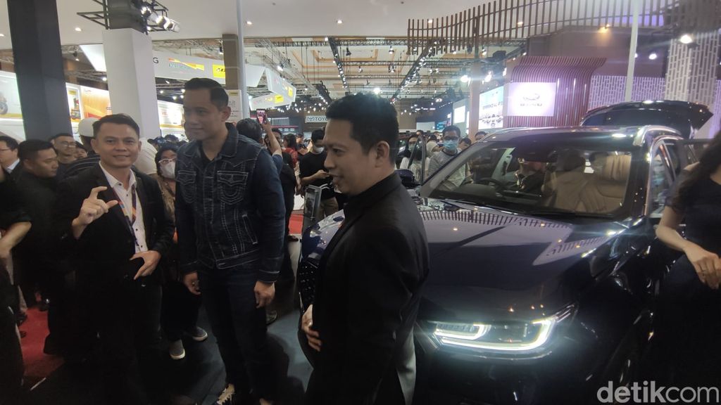 Agus Harimurti Yudhoyono atau AHY main ke IIMS 2023.