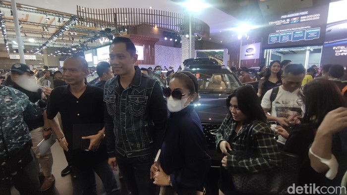Agus Harimurti Yudhoyono atau AHY main ke IIMS 2023.