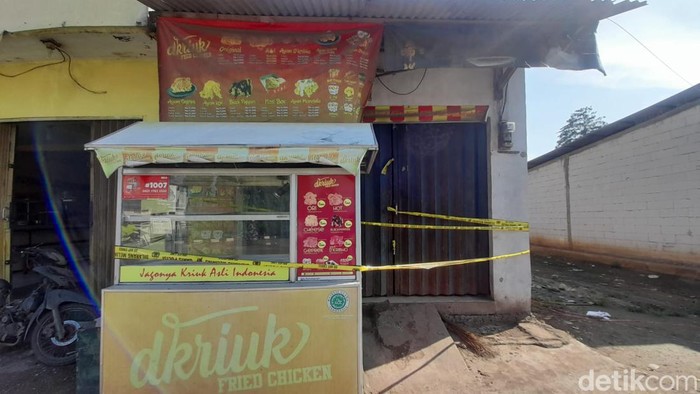 Lokasi bos ayam goreng dibunuh dua karyawannya di Sukakarya, Kabupaten Bekasi