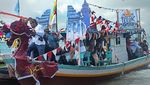 Meriahnya Puluhan Kapal Hias Berlayar di Festival Teluk Banten