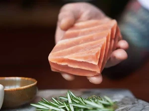 Mirip! Tampilan dan Rasa Salmon Nabati Ini Persis Salmon Asli