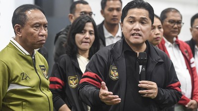 Momen Erick Thohir Bentuk Komite Ad Hoc Suporter dan Infrastruktur PSSI