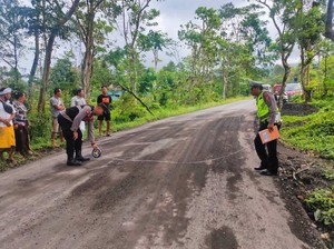 Kecelakaan Maut, Lansia Tewas Terlindas Pikap