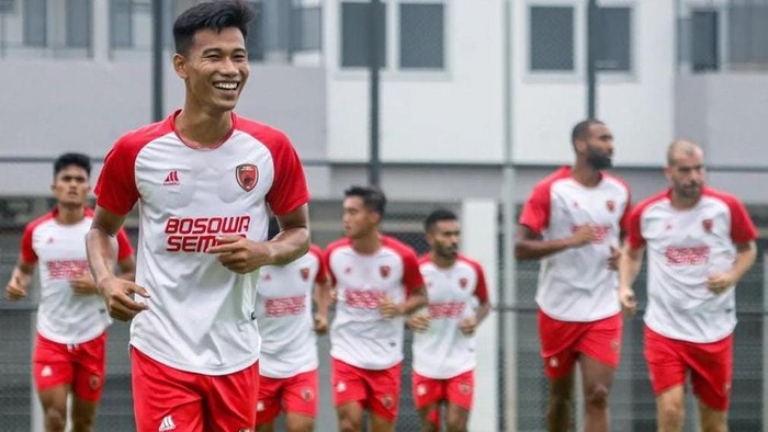 PSM Makassar menggelar latihan jelang menghadapi Persik Kediri.