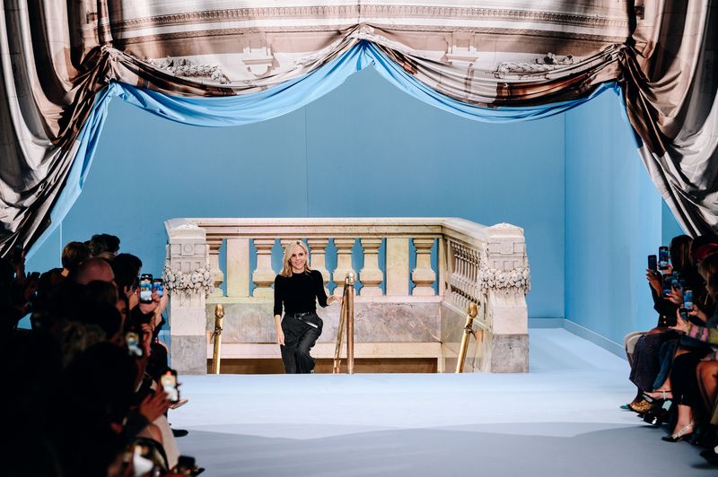Tory Burch on the runway at Tory Burch Fall 2023 Ready To Wear Fashion Show on February 13, 2023 in New York, New York. (Photo by Nina Westervelt/WWD via Getty Images)