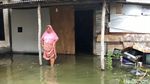 Potret Luapan Banjir Bengawan Njero Rendam 35 Desa di Lamongan
