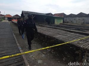 Bondet di Gudang Ikan Asin Kota Pasuruan Meledak Diduga Saat Sedang Diracik