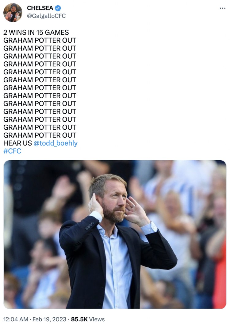 Chelsea tak mampu meraih kemenangan meski berhadapan dengan tim juru kunci Liga Inggris. Netizen langsung bikin meme London Biru keok lagi.
