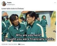 Chelsea tak mampu meraih kemenangan meski berhadapan dengan tim juru kunci Liga Inggris. Netizen langsung bikin meme London Biru keok lagi.