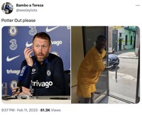 Chelsea tak mampu meraih kemenangan meski berhadapan dengan tim juru kunci Liga Inggris. Netizen langsung bikin meme London Biru keok lagi.