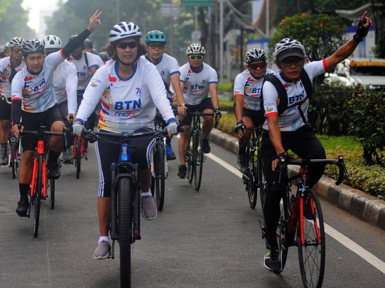 Gowes Santai Keliling Jakarta Tempuh 73 Km