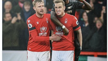 Meme Arsenal dan Nottingham Forest bikin repot Man City. Foto: Twitter