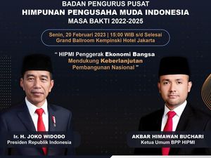 Pengusaha Muda Punya Pimpinan Baru, Rencana Dilantik Jokowi 20 Februari