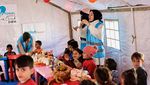 Potret Trauma Healing Anak-anak Korban Gempa Turki di Pengungsian