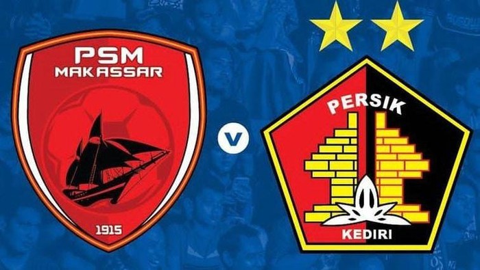 PSM Makassar Vs Persik Kediri dalam laga lanjutan Liga 1 2022/2023 di Stadion Gelora BJ Habibie, Parepare.