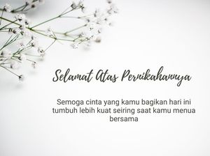 60 Ucapan Pernikahan untuk Teman hingga Rekan Kerja, Lucu dan Tak Biasa