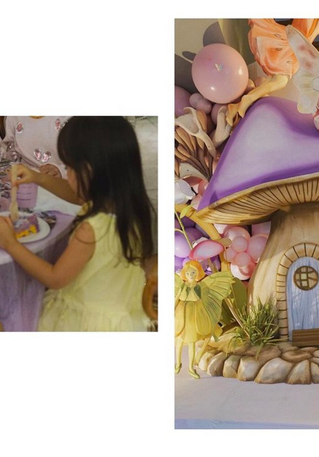 Zalina dan teman-temannya juga dimanjakan dengan berbagai aktivitas dan permainan. Tahun ini selain dekornya yg super gemes, yg paling berkesan adalah hadirnya indoor bouncy castle yg bisa loncat2 & perosotan di rumahku yg space nya gak sultan tapi ttp masuk loh, tulis Raisa.  (Foto: Instagram/@raisa6690)