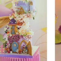 Selain dekorasi, kue ulang tahun juga tak kalah mencuri perhatian. (Foto: Instagram/@raisa6690)