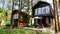 Penginapan yang ada di Villa Maripro Lau Kawar. (Goklas Wisely/detikSumut)