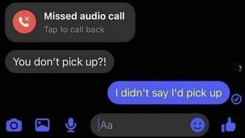 Ya telepon saja, tapi nggak janji diangkat, ya. Foto: antisocialmeme via Bored Panda