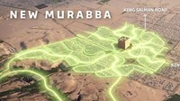 Proyek tersebut berlokasi di barat laut Riyadh di area seluas 19 km persegi di persimpangan jalan Raja Salman dan Raja Khalid. Proyek ini juga mencakup 104 ribu unit hunian, 9 ribu kamar hotel, 980 ribu meter persegi ruang ritel, dan lainnya.