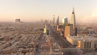 Gedung kubus The Mukaab berukuran besar. Mukaab diklaim dapat menampung 20 gedung Empire State.