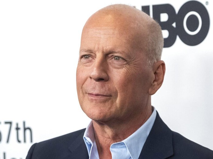 Bruce Willis FILE - Bruce Willis attends a movie premiere in New York on Friday, Oct. 11, 2019. Nearly a year after Bruce Willis’ family announced that he would step away from acting after being diagnosed with aphasia, his family says his “condition has progressed.” In a statement posted Thursday, the 67-year-old actor’s family said Willis has a more specific diagnosis of frontotemporal dementia. (Photo by Charles Sykes/Invision/AP, File)