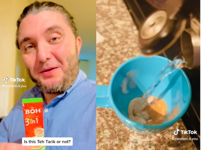 Doyan Teh Tarik, Bule Ini Ngirit Minum karena Belinya Jauh
