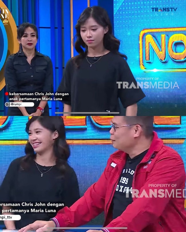 Chris John dan istri mengarahkan anaknya untuk menekuni olahraga. Mulai dari usia 11 tahun. Persiapan jadi atlet pagi bangun latihan, terus istirahat, makan terus latihan lagi. Sekolahnya home schooling, kadang latihan pagi dan sore. Sedikit harus dipaksa buat motivasi, ucap Luna. Foto: Dok. Youtube Trans Tv.