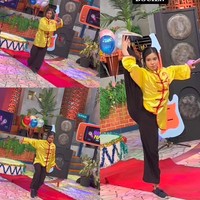 Chris John dan istri mengarahkan putrinya untuk menekuni dunia olahraga sesuai dengan minat dan manfaat dibalik tekun di dunia olahraga. Buat kita sendiri pasangan saya kan seorang atlet, alangkah baiknya anak-anak kita diarahkan ke olahraga juga. Selain aktif secara fisik, gak gadget terus. Kita arahklan ke arah positif. Apalagi usia dini mengarahkan anak ke olahraga apapun itu dan banyak lho yang bisa diambil, disiplin, membaur dengan rekan tim dan konsistennya untuk tekun, kata Chris John. Foto: Dok. Youtube Trans Tv.