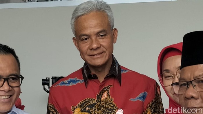 Gubernur Jateng Ganjar Pranowo saat meresmikan MPP di Sragen, Senin (20/2/2023).