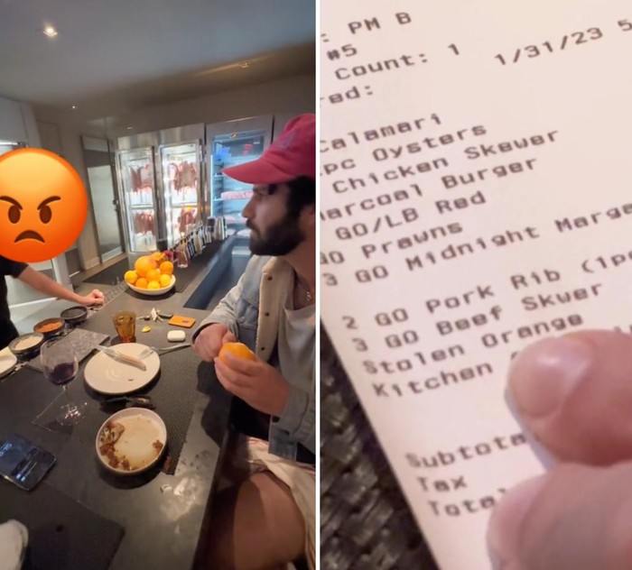 Iseng Kupas Jeruk di Restoran, Pelanggan Ini Ditagih Rp 117 Ribu