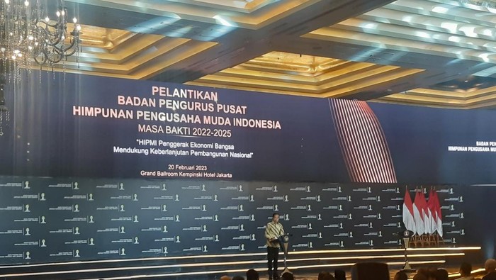 Jokowi di Acara HIPMI